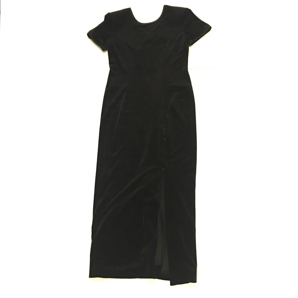 Scarlett vintage black velvet formal dress size 7/8
